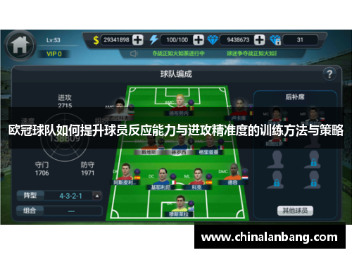 欧冠球队如何提升球员反应能力与进攻精准度的训练方法与策略